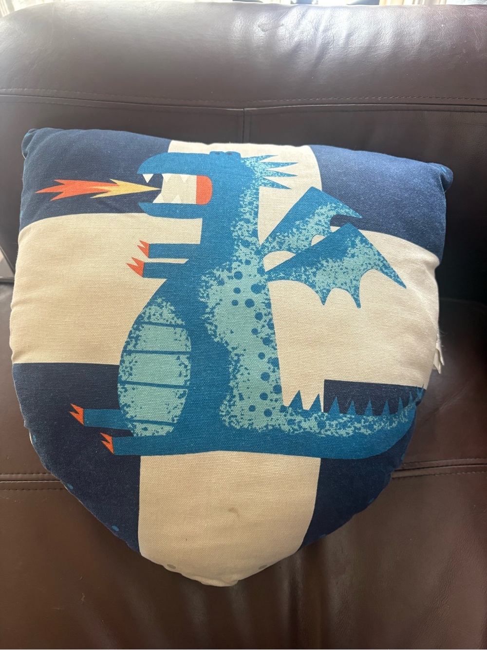 Blue Dragon Decorative Throw Pillow
